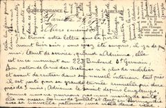 CPA Paris Le Parc du Champ de Mars et la Tour Eiffel