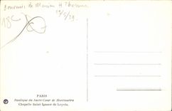 CPA Paris Basilique du Sacre Coeur de Montmartre 