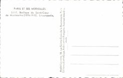 CPA Paris Basilique du Sacre Coeur de Montmartre Le campanile 