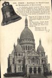 CPA Paris Basilique du Sacre Coeur de Montmartre et Savoyarde cloche