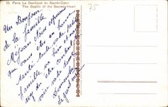 CPA Paris La Basilique du Sacre Coeur 