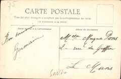 CPA Paris Monument de Gambetta 