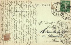 CPA Paris Le Jardin des Tuileries et l'Arc de Triomphe du Carrousel 