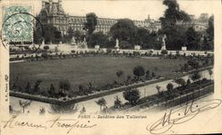 CPA Paris Jardin des Tuileries 