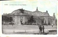 CPA Paris Le Grand Palais Champs Elysees 