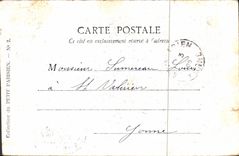 CPA Paris Grand Palais Porte principale Champs Elysees 