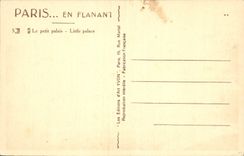 CPA Paris Le Petit Palais 