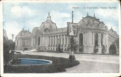 CPA Paris Le Petit Palais Champs Elysees 