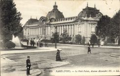 CPA Paris Le Petit Palais Avenue Alexandre III 