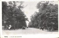 CPA Paris L'Allee des Accacias 