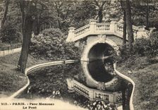 CPA Paris Parc Monceau Le Pont 