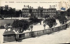 CPA Paris Jardin du Luxembourg et le Senat 