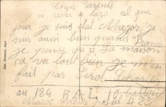 CPA Scenes et Types La Granda Priere