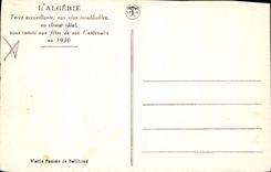 CPA L'Algerie Vieille Femme de Bellihoud 