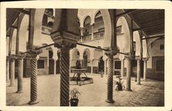 CPA Alger Interieur de la Bibliotheque Nationale 