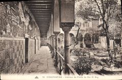 CPA Constantine Interieur du Palais du Dar el Bey 