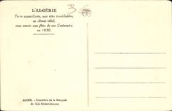 CPA Alger Cimetiere de la Mosquee de Sidi Abderrahmane