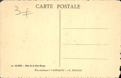CPA Alger Rue de la Mer Rouge 