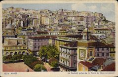 CPA Alger La Casbath prise de la Place du Gouvernement 