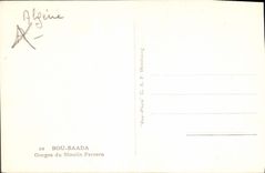 CPA Bou Saada Gorges du Moulin Ferrero