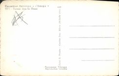 CPA Collection Artistique L'Afrique Bassour dans les Dunes 