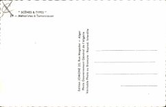 CPA Scenes et Types Meharistes a Tamanrasset 