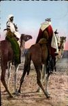 CPA Scenes et Types d'Afrique du Nord Deux cavaliers du Sud 