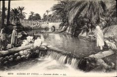 CPA Scenes et Types Laveuses Arabes 