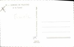 CPA Gorges de Palestro et le Tunnel 