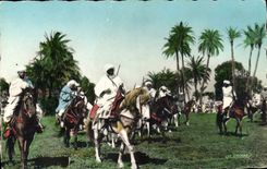 CPA Scenes et Types Cavaliers 