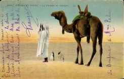 CPA Scenes et Types La Prieure au Desert 