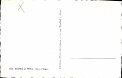 CPA Scenes et Types Dans l'Oasis 