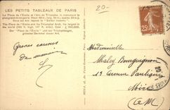 CPA Paris La Place de l'Etoile et l'Arc de Triomphe 