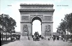 CPA Paris Arc de Triomphe 