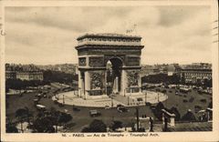 CPA Paris Arc de Triomphe 