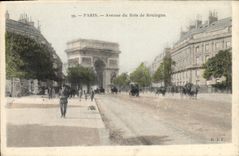 CPA Paris Avenue du Bois de Boulogne 