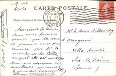 CPA Paris L'Arc de Triomphe 