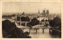 CPA Paris La Cite City Notre Dame Bridges 