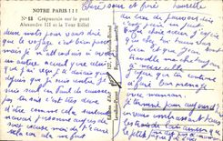 CPA Notre Paris Crepuscule sur le pont Alexandre III et la Tour Eiffel 