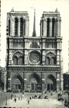 CPA Paris Facade de Notre Dame 