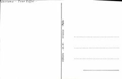 REPRO Paris Panorama vers la Tour Eiffel 