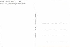 REPRO Paris d'Autrefois Aux Halles le ramassage des detritus 