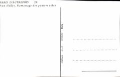 REPRO Aux Halles Le ramassage des panier 