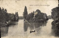 CPA Paris Le Lac du Bois de Boulogne 