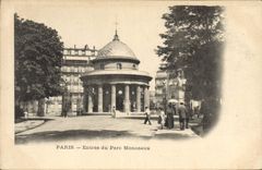 CPA Paris Entree du Parc Monceaux 