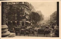 CPA Paris La Rue Royale Prise du Peristyle de la Madeleine 