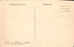 CPA Paris La Rue Royale Prise du Peristyle de la Madeleine 