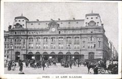 CPA Paris La Gare St Lazare 