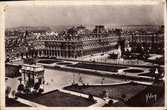 CPA Paris Perspective sur la Place du Carrousel 