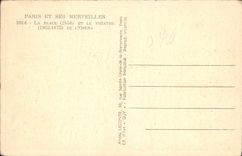 CPA Paris La Place et le Theatre de l'Opera Automobiles